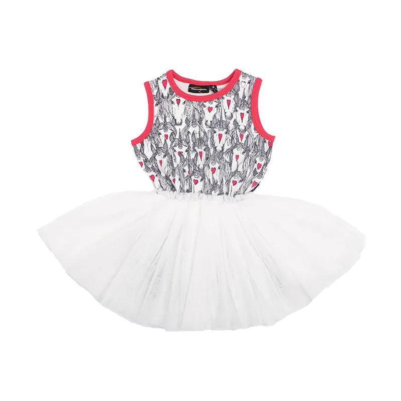 Rock Your Kid Unicorn Love Singlet Circus Dress