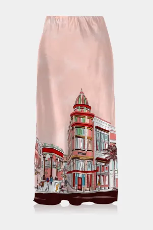 Rodeo Drive Printed Skirt Midi