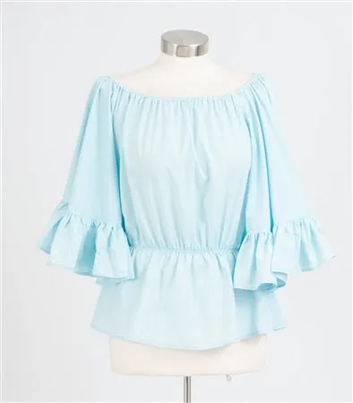 Ruffle Peasant Top