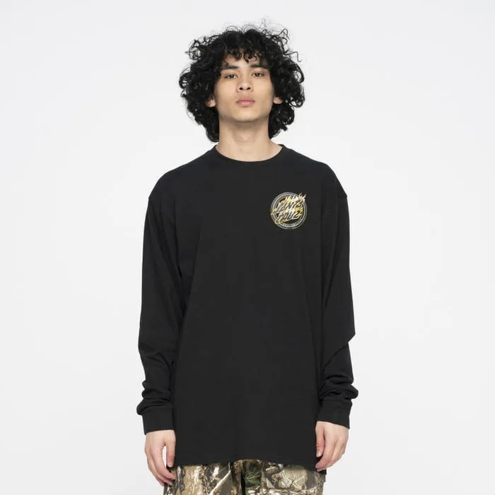 Santa Cruz Holo Flamed Dot Longsleeve T-Shirt