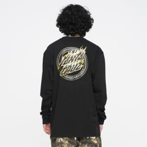 Santa Cruz Holo Flamed Dot Longsleeve T-Shirt