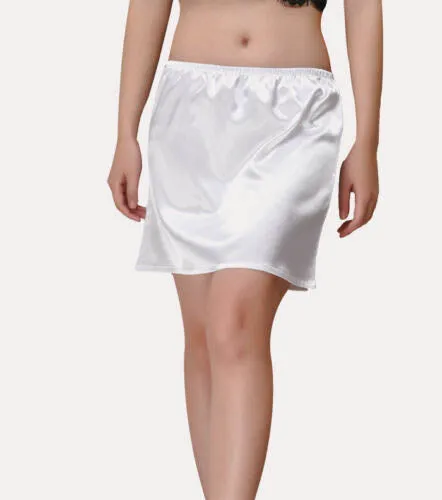 Satin Mini Skirt for Women Lady Girl