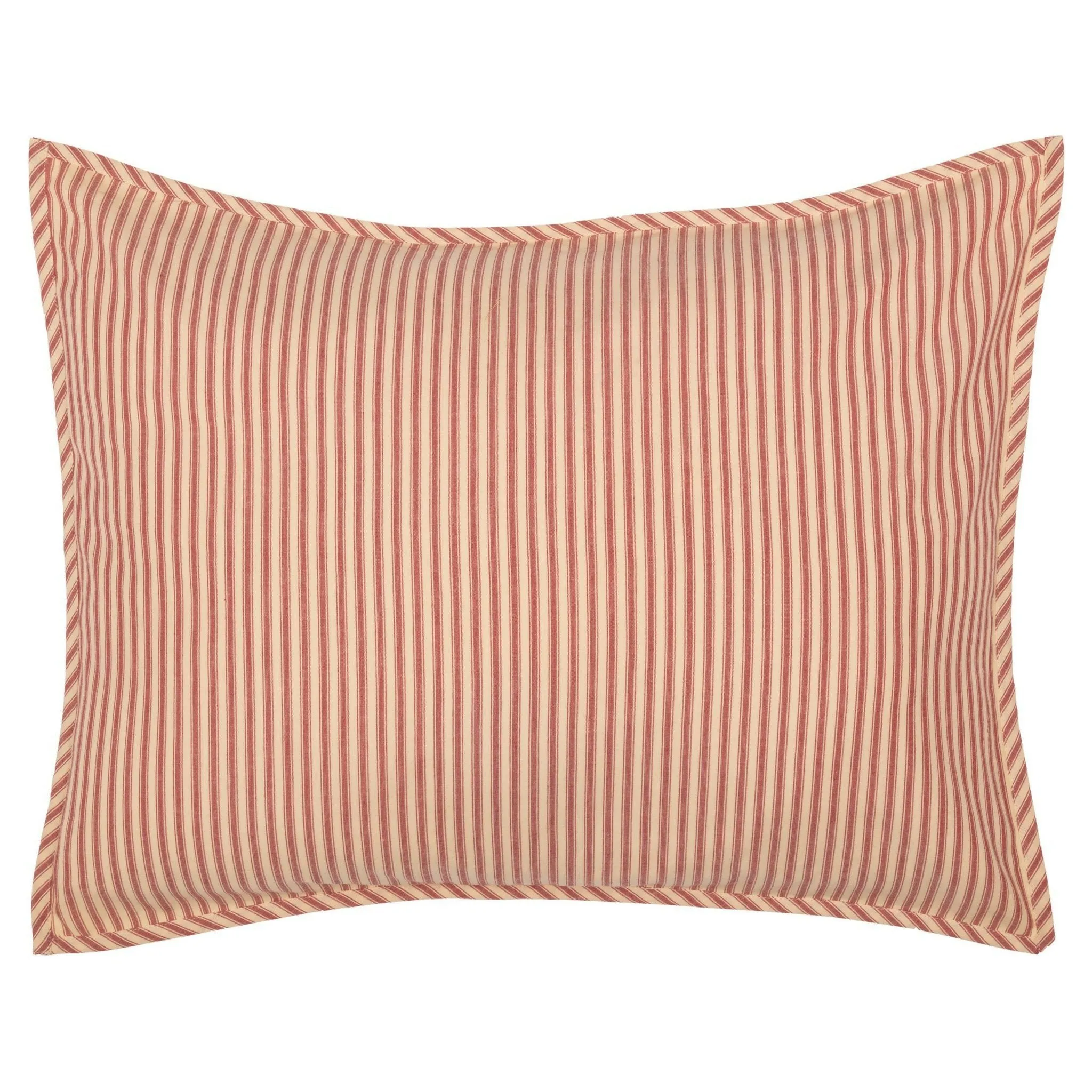 Sawyer Mill Red Ticking Stripe Quilted Coverlet Bundle