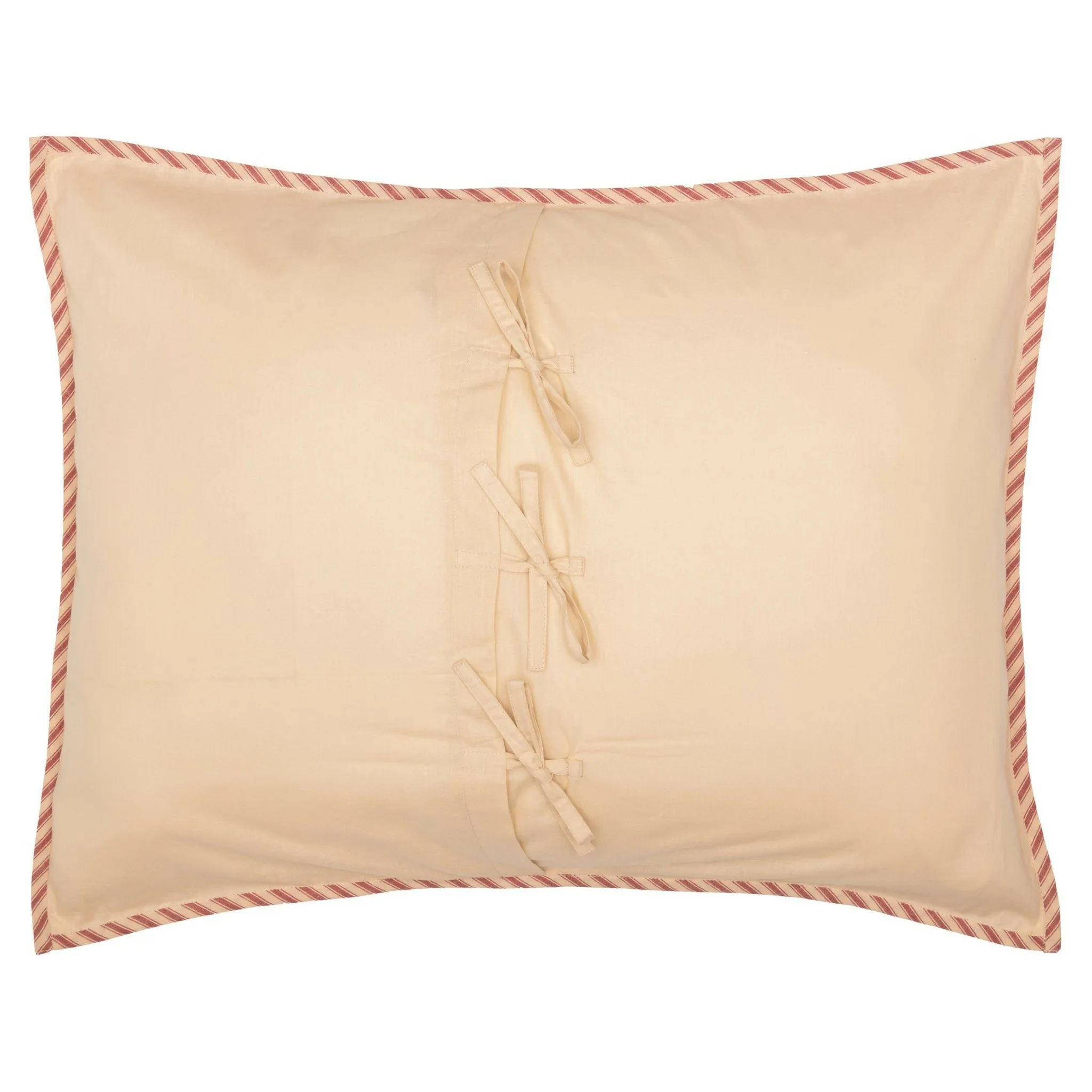 Sawyer Mill Red Ticking Stripe Quilted Coverlet Bundle