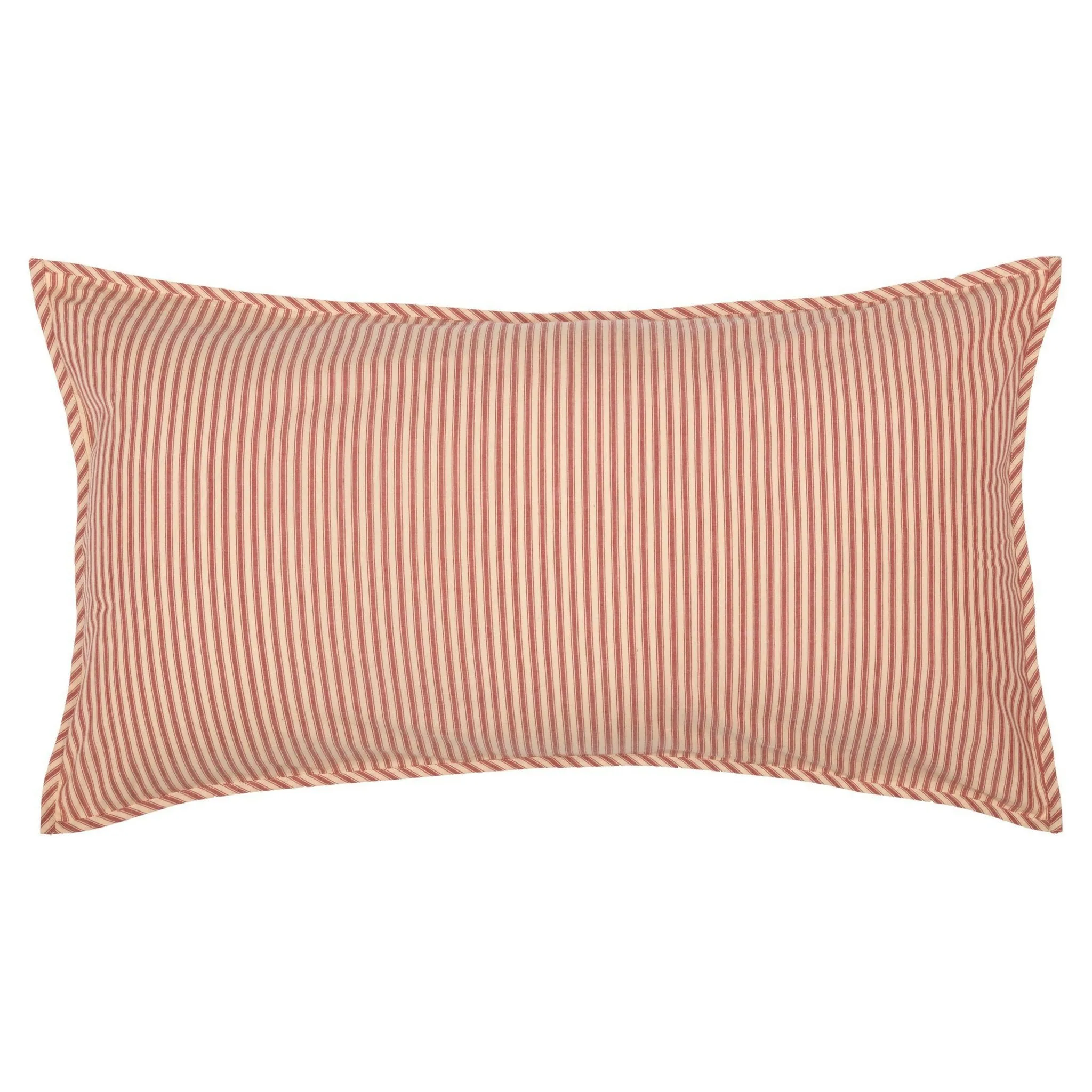 Sawyer Mill Red Ticking Stripe Quilted Coverlet Bundle