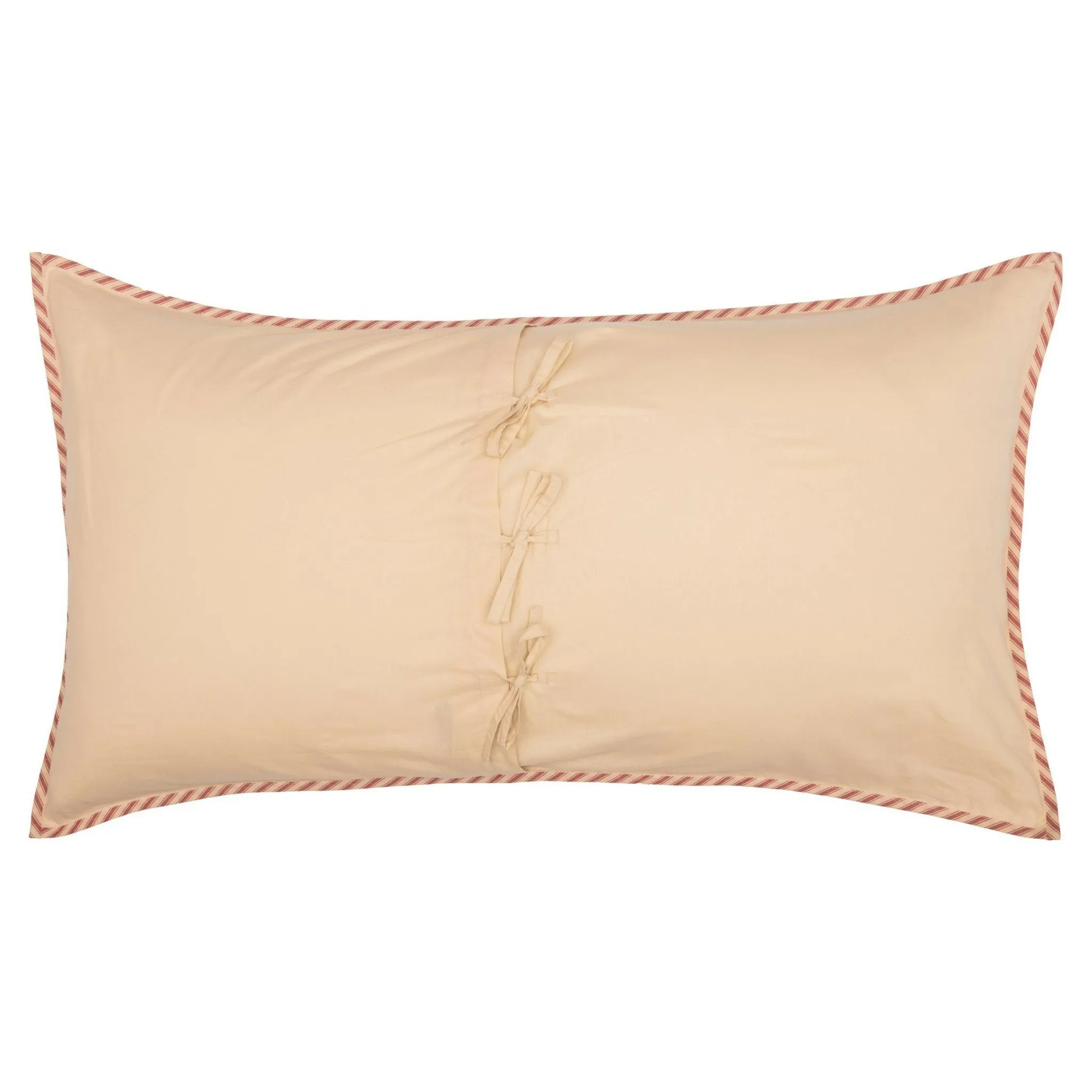 Sawyer Mill Red Ticking Stripe Quilted Coverlet Bundle