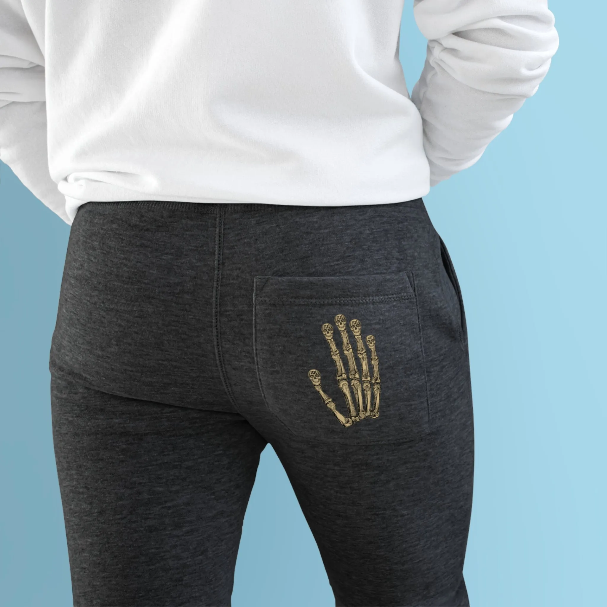 SCBC Unisex "Bone In" Fleece Joggers. Joggers, Grey Sweatpants, Casual Wear, Streetwear, Sports Wear. Unisex, Sweatpants, Brand Name.