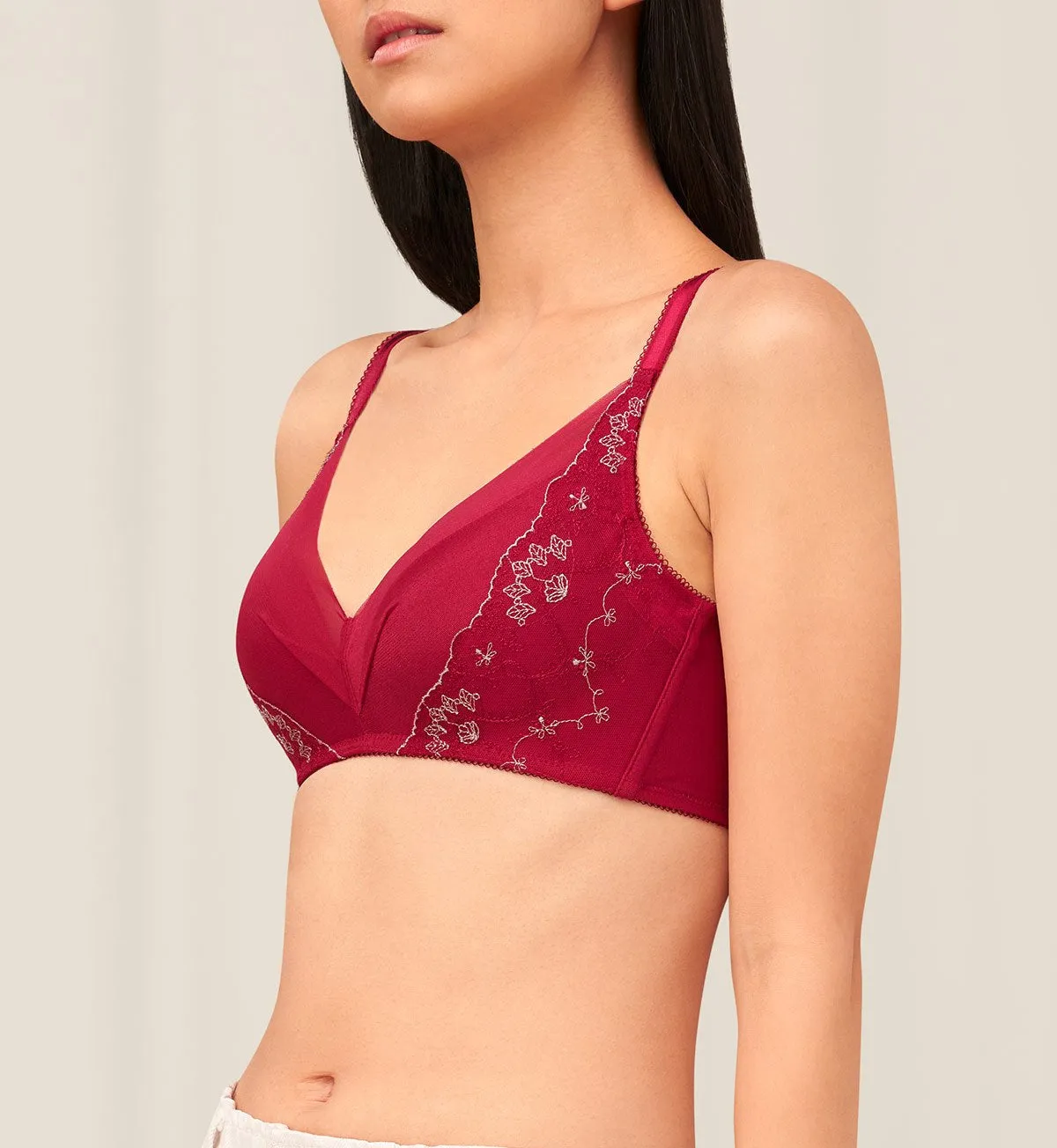 SCULPT CLEMATIS NON-WIRED PADDED BRA