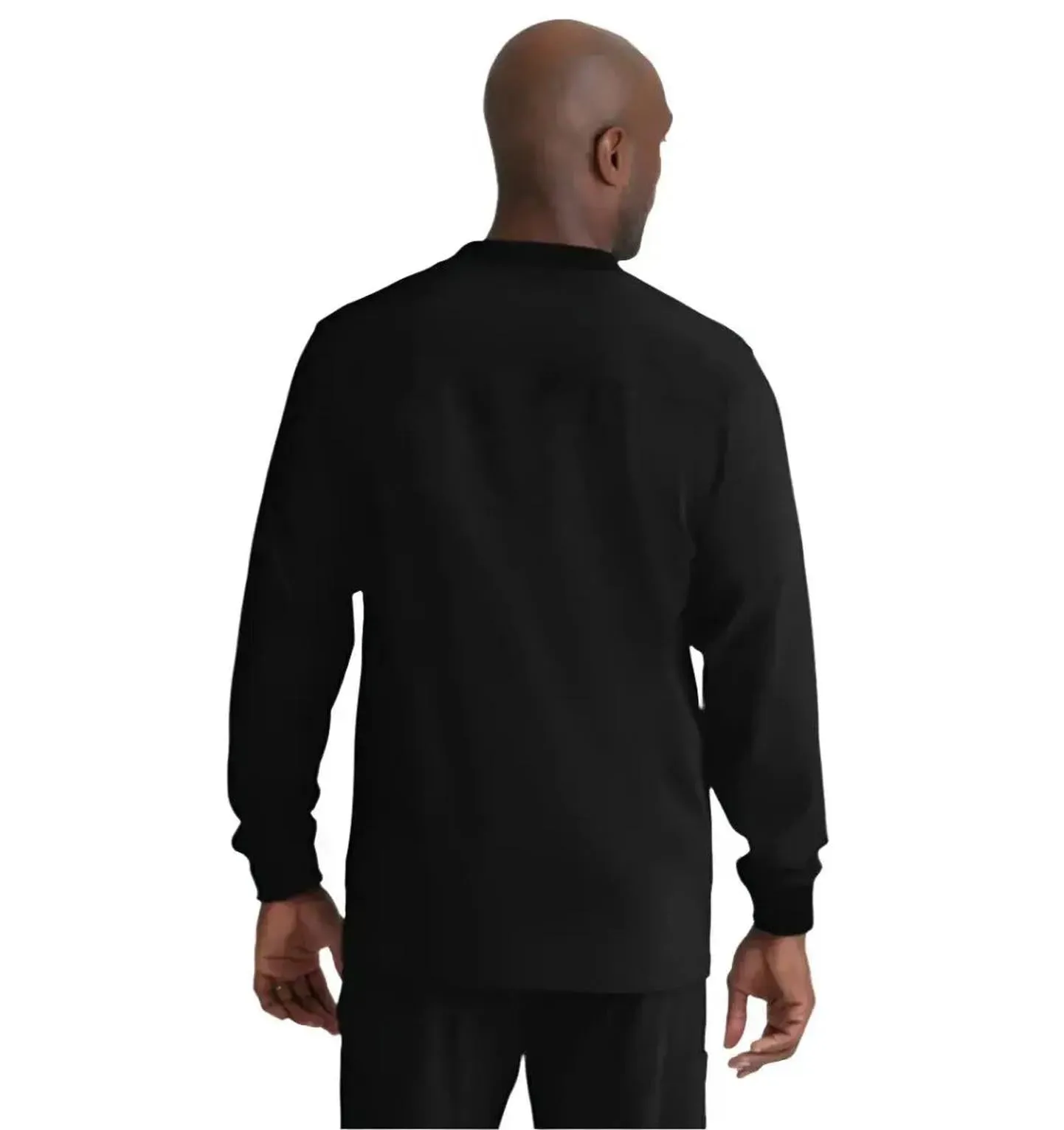 SKECHERS™ by Barco Structure 3-Pocket Crewneck Warmup Scrub Jacket-XL
