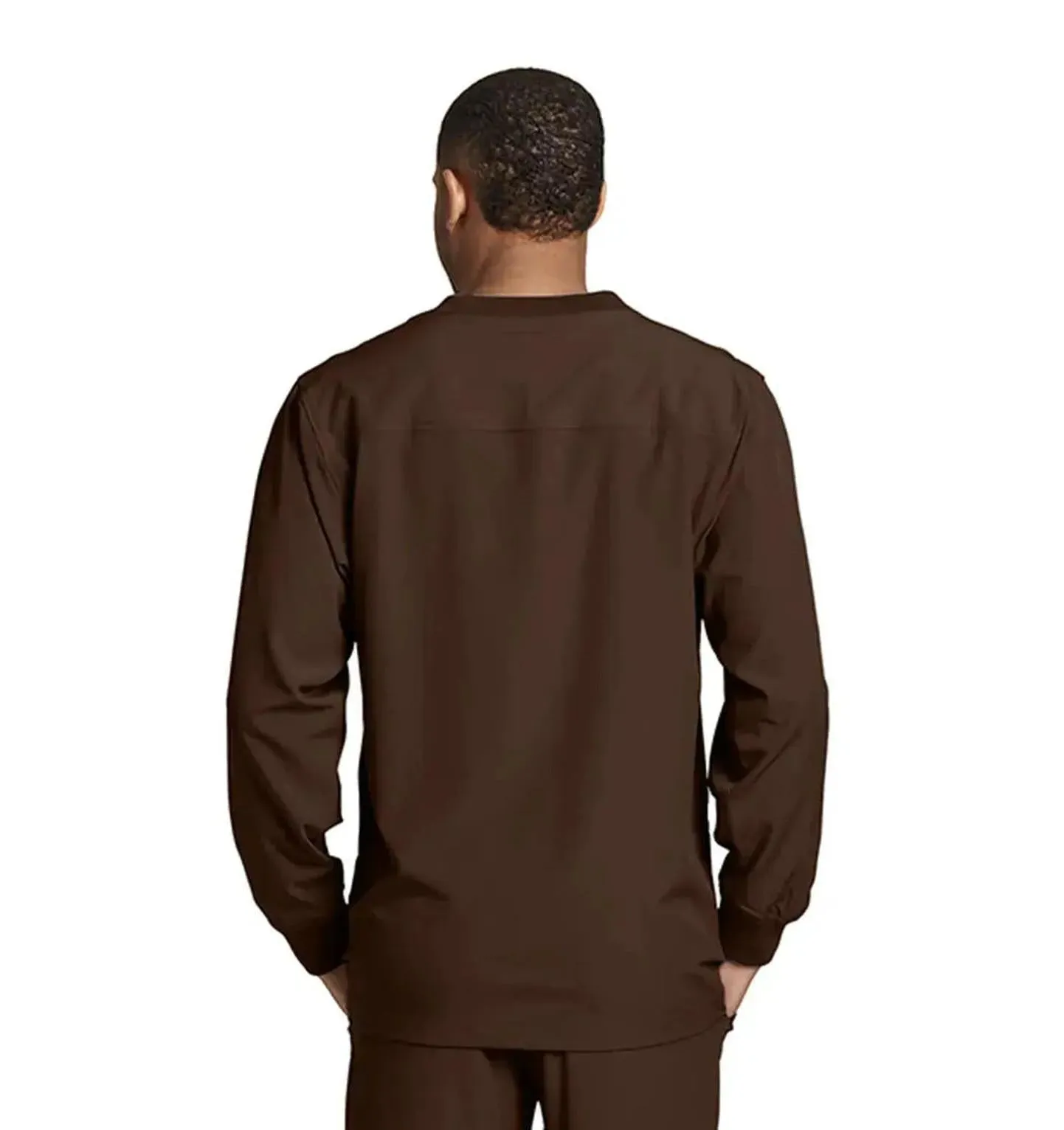 SKECHERS™ by Barco Structure 3-Pocket Crewneck Warmup Scrub Jacket-XL