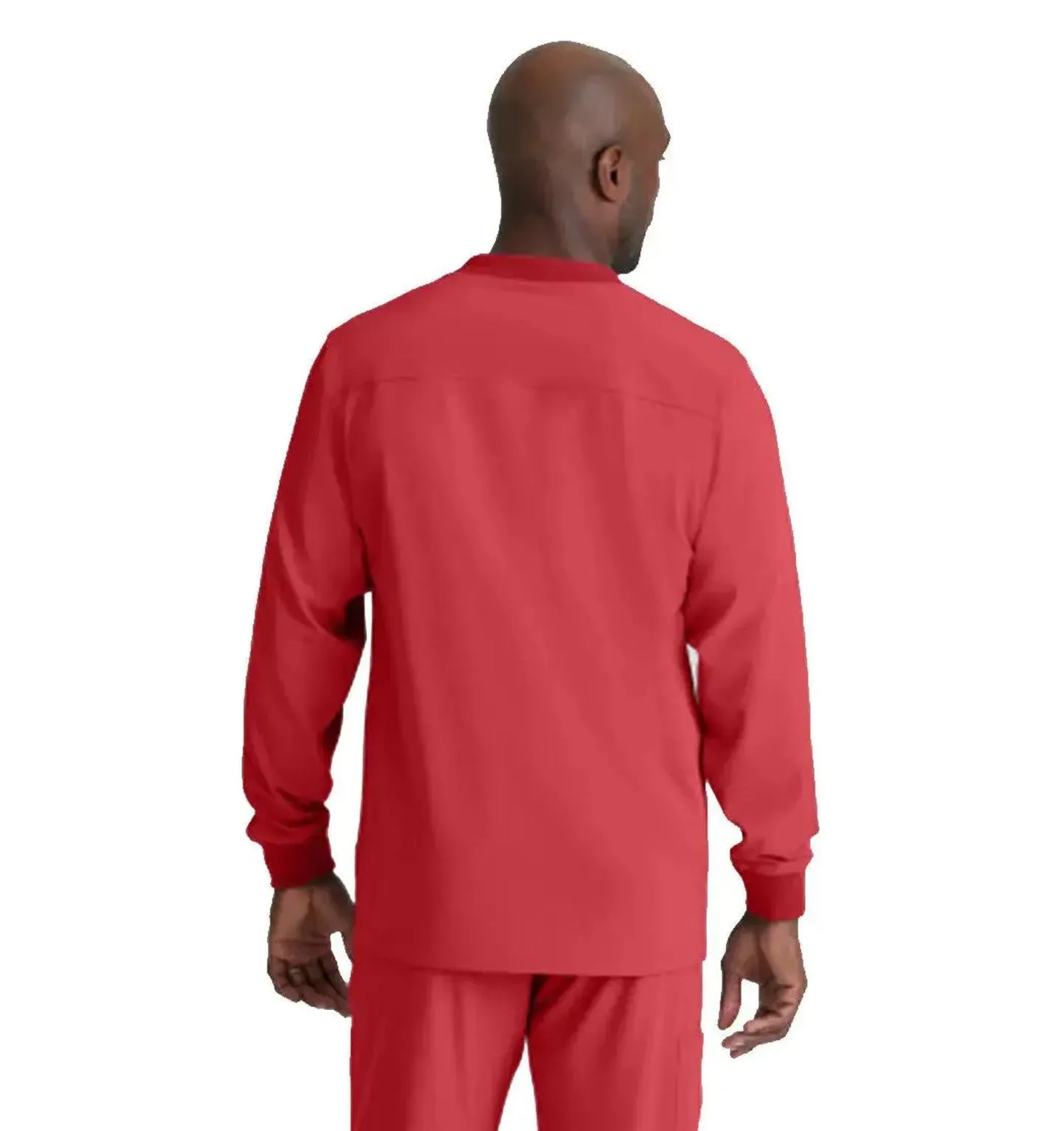 SKECHERS™ by Barco Structure 3-Pocket Crewneck Warmup Scrub Jacket-XL