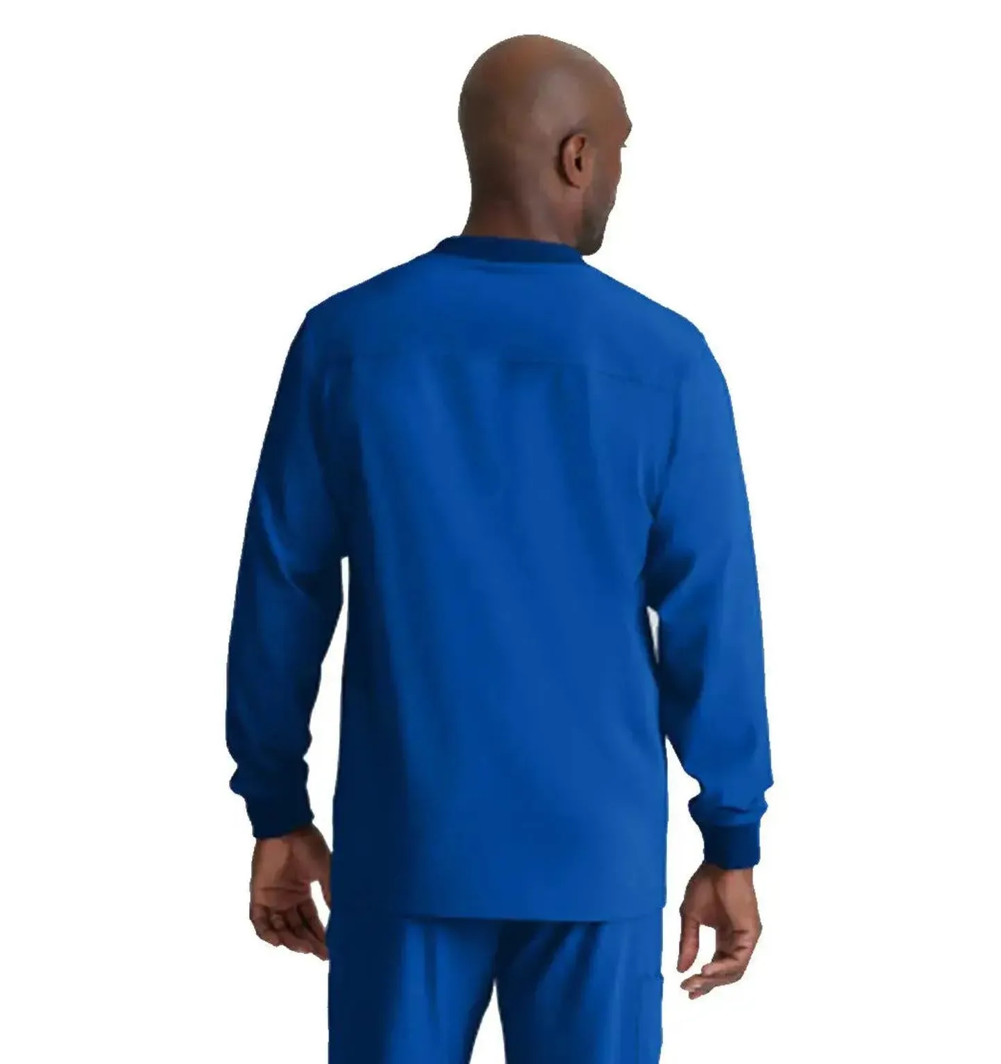 SKECHERS™ by Barco Structure 3-Pocket Crewneck Warmup Scrub Jacket-XL