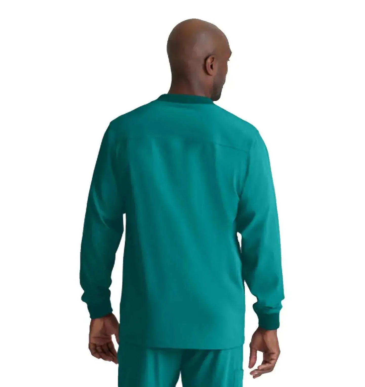 SKECHERS™ by Barco Structure 3-Pocket Crewneck Warmup Scrub Jacket-XL