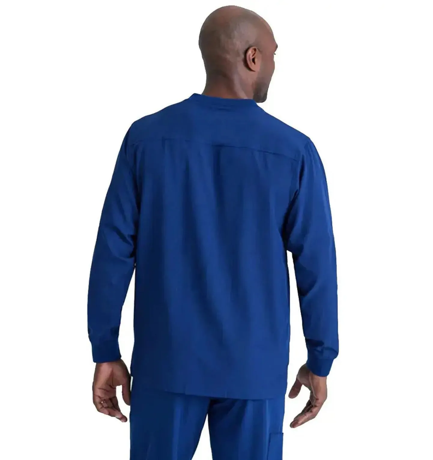 SKECHERS™ by Barco Structure 3-Pocket Crewneck Warmup Scrub Jacket-XL