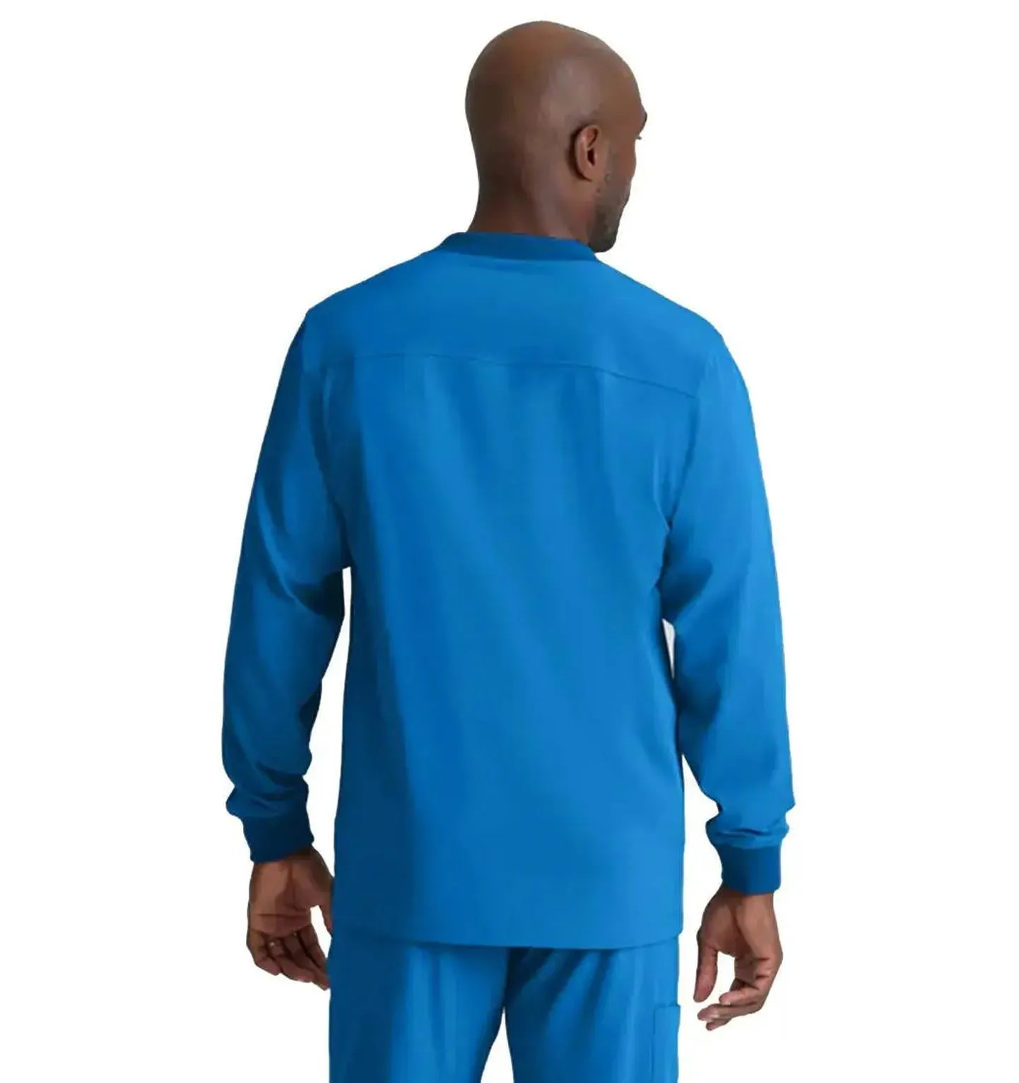 SKECHERS™ by Barco Structure 3-Pocket Crewneck Warmup Scrub Jacket-XL