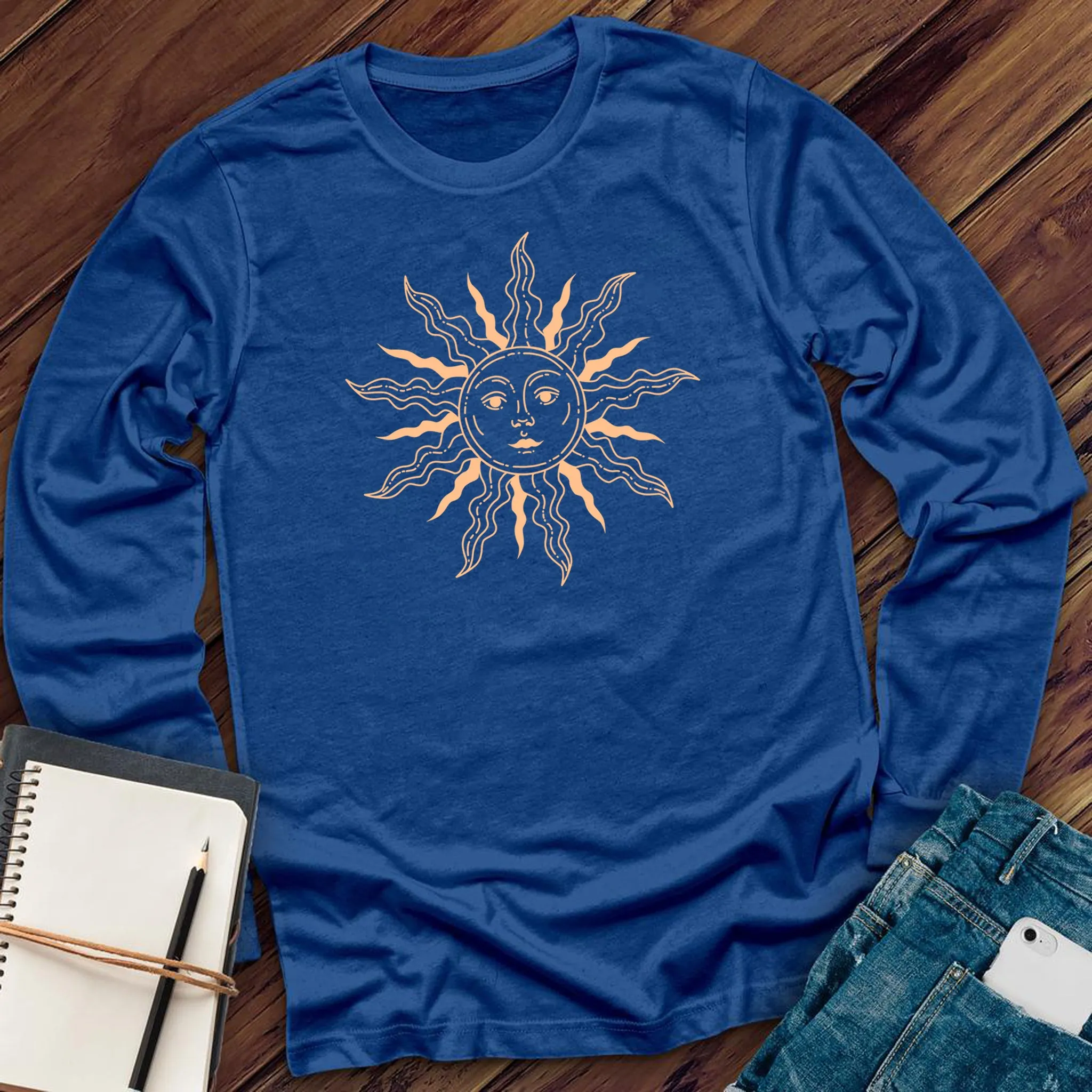 Sketched Sun Long Sleeve