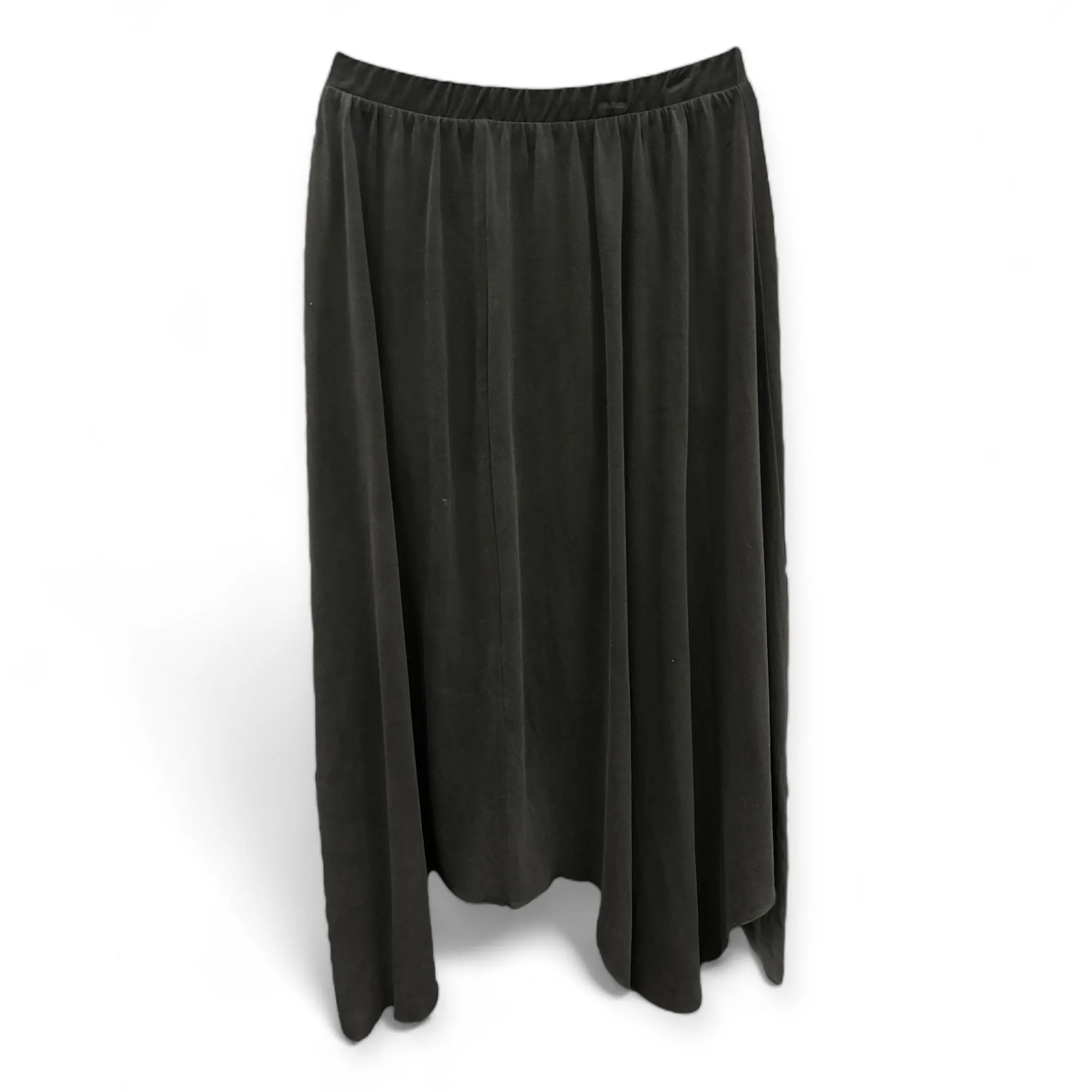 Skirt Midi By Amadi In Black, Size: L