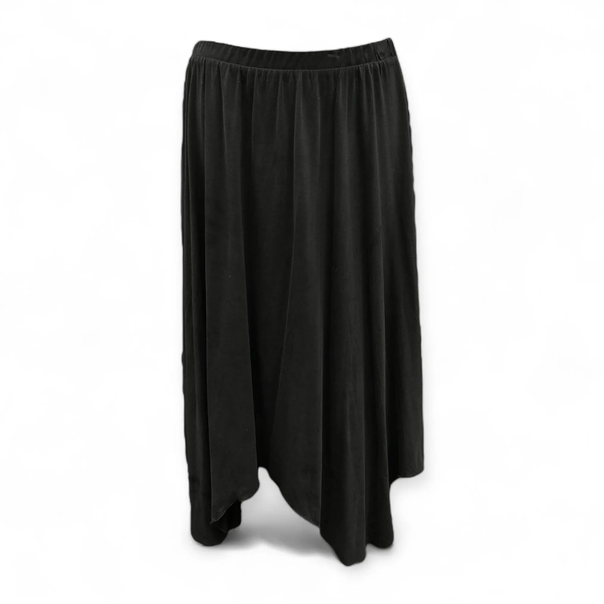 Skirt Midi By Amadi In Black, Size: L