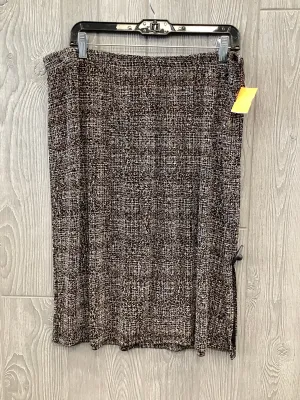 Skirt Midi By Clothes Mentor In Brown, Size: 20