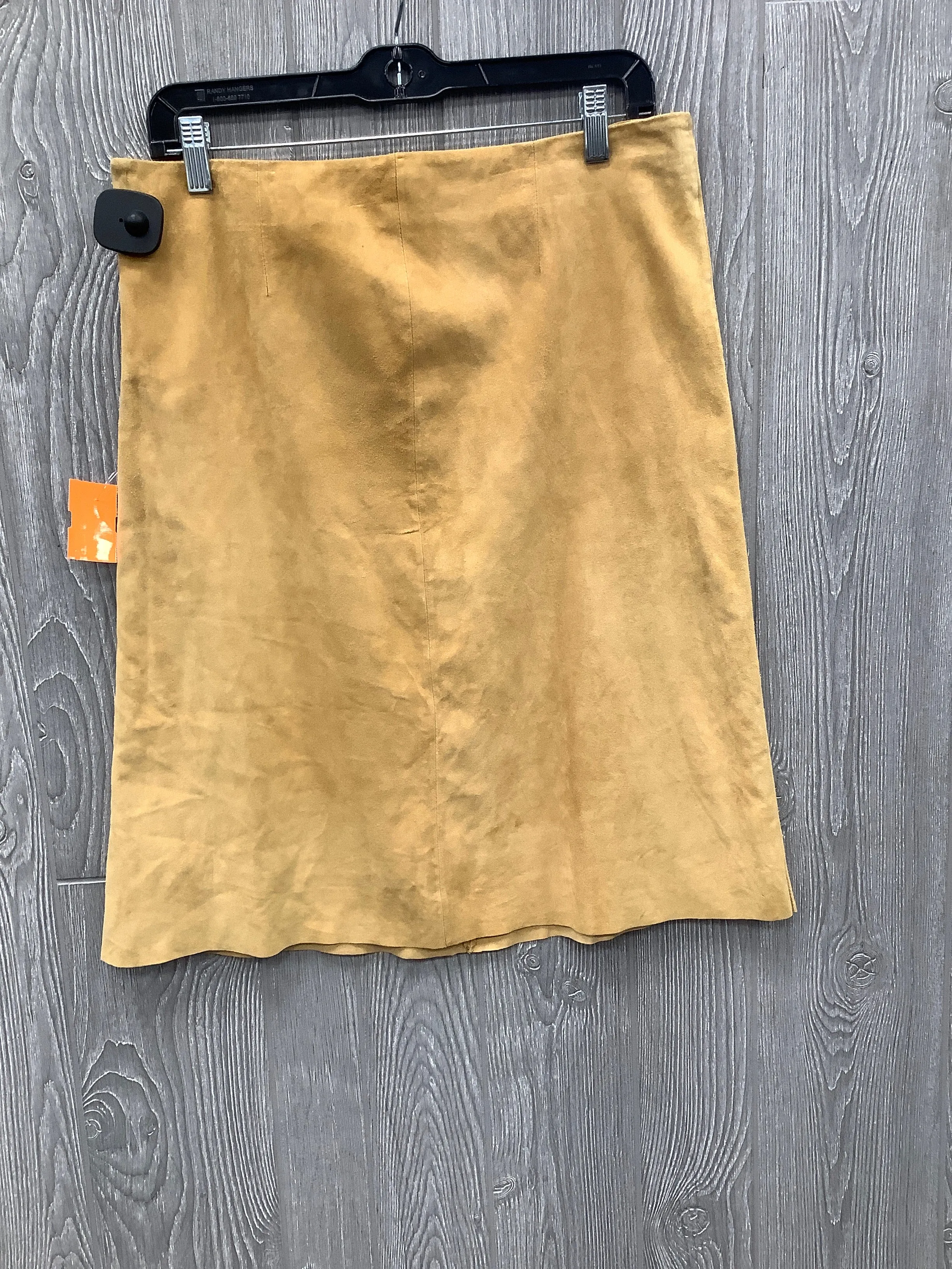 Skirt Midi By Clothes Mentor In Yellow, Size: 12