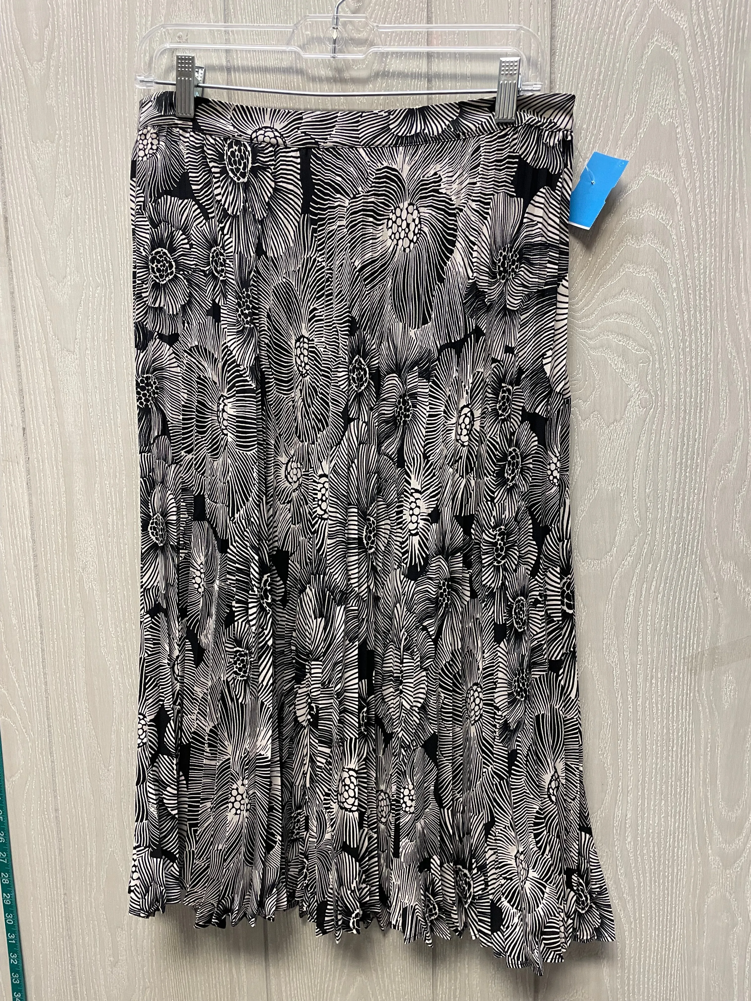 Skirt Midi By Express In Floral Print, Size: 8