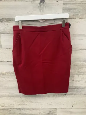 Skirt Midi By Express In Red, Size: 6