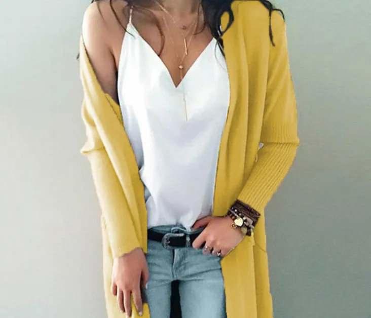 Slim Knitted Cardigan Sweater