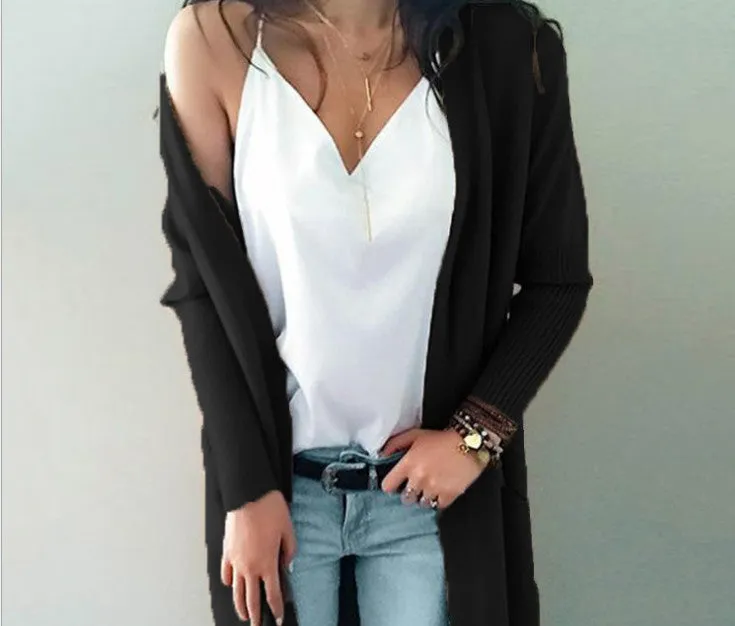 Slim Knitted Cardigan Sweater