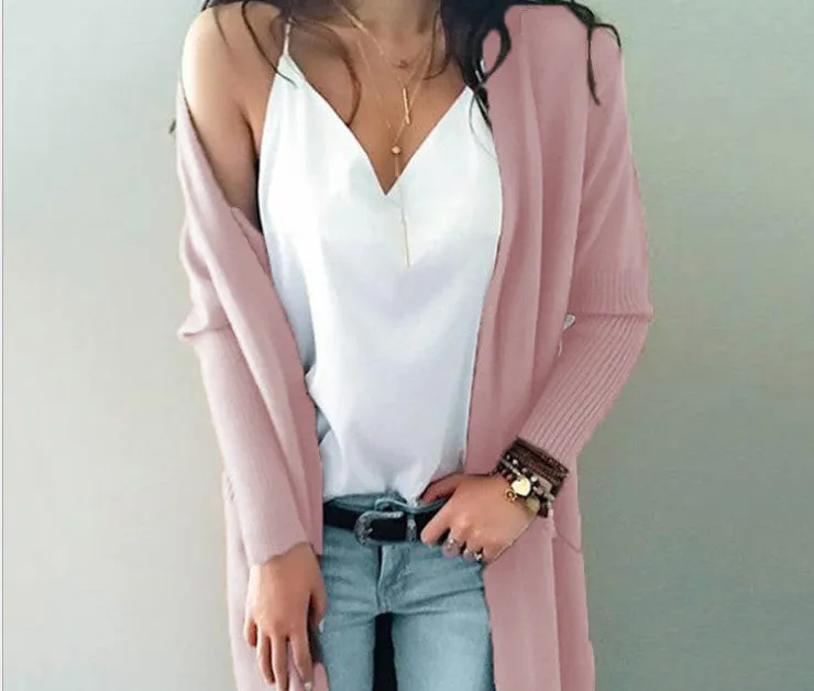 Slim Knitted Cardigan Sweater