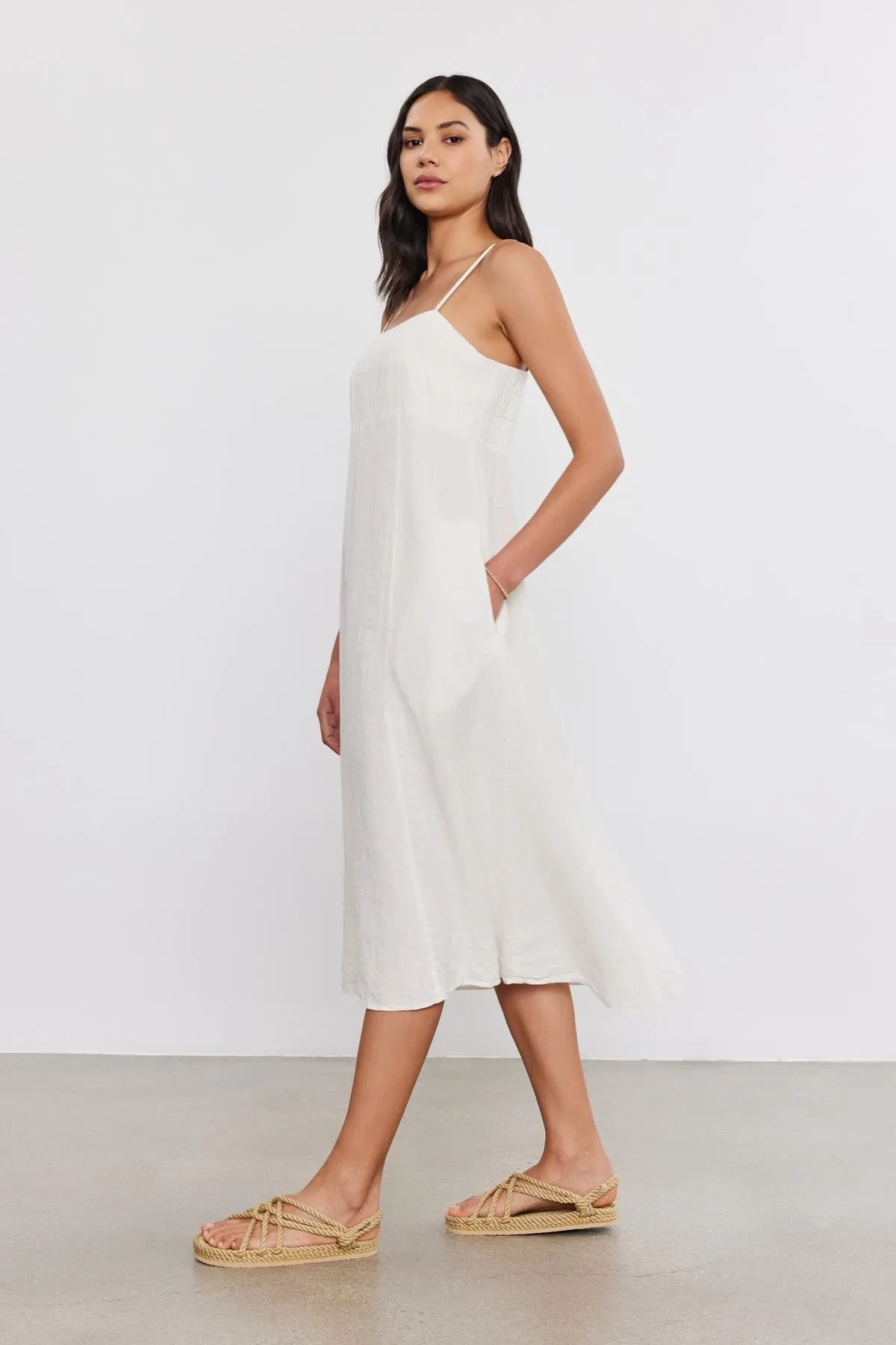 STEPHIE LINEN DRESS