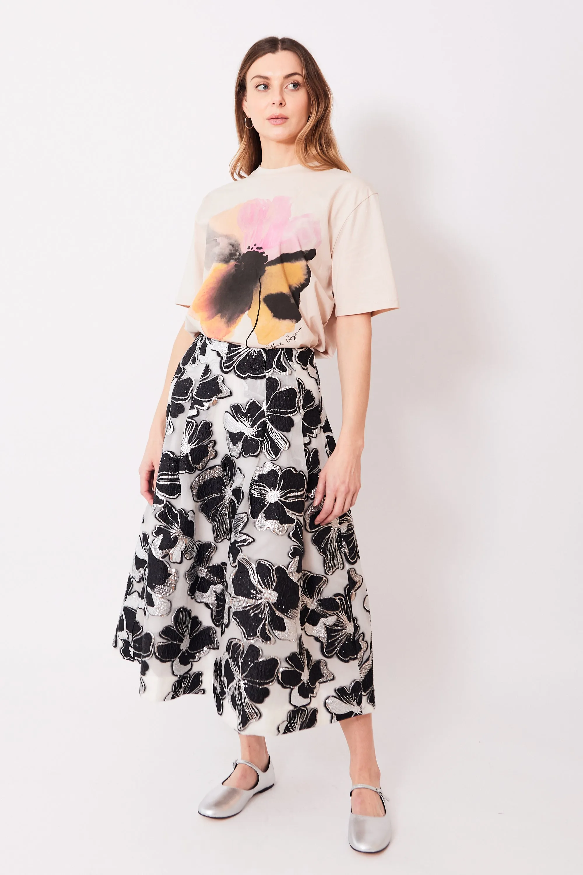 Stine Goya Voluminous Midi Skirt