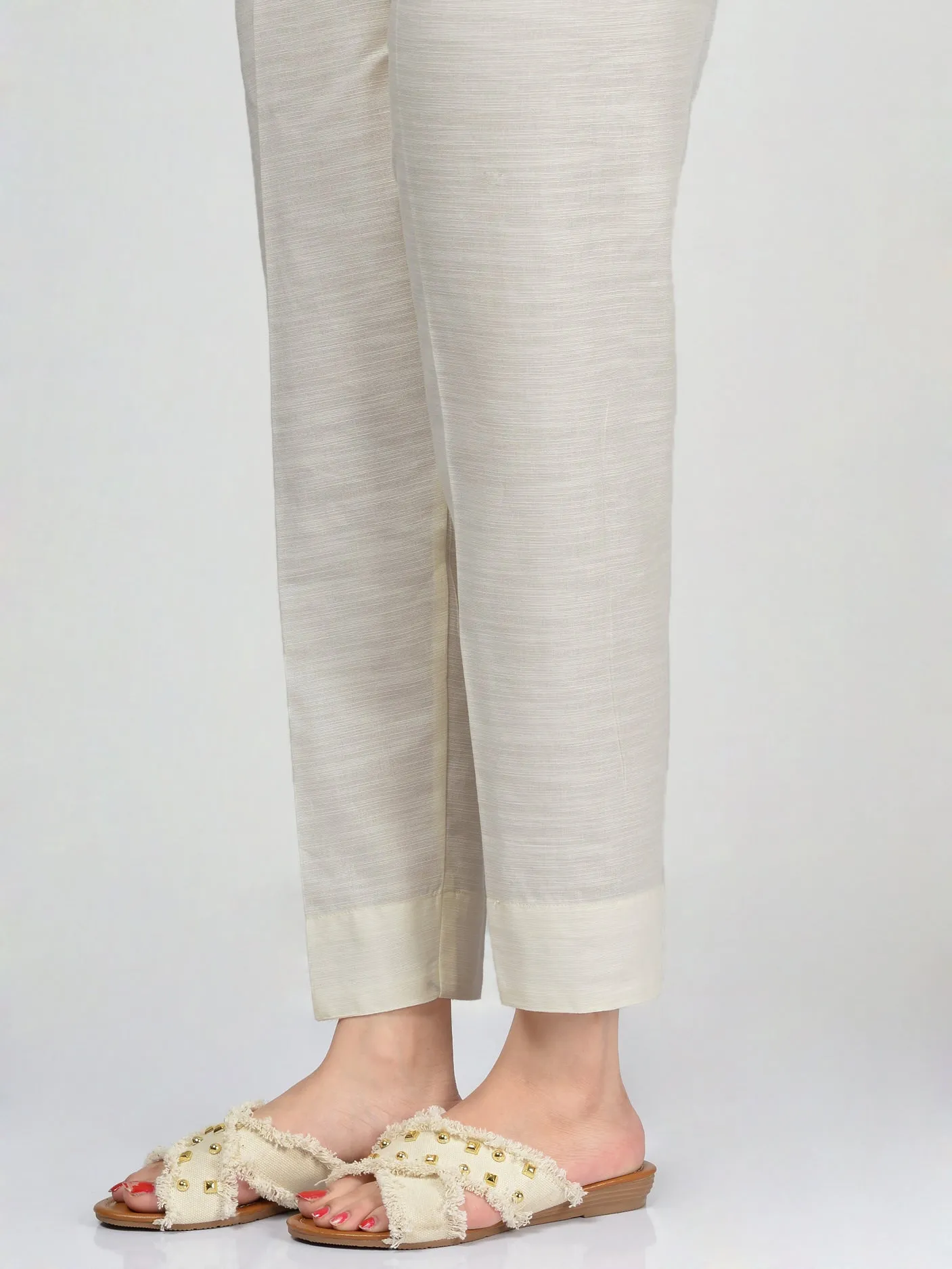 Straight Trouser-Off White