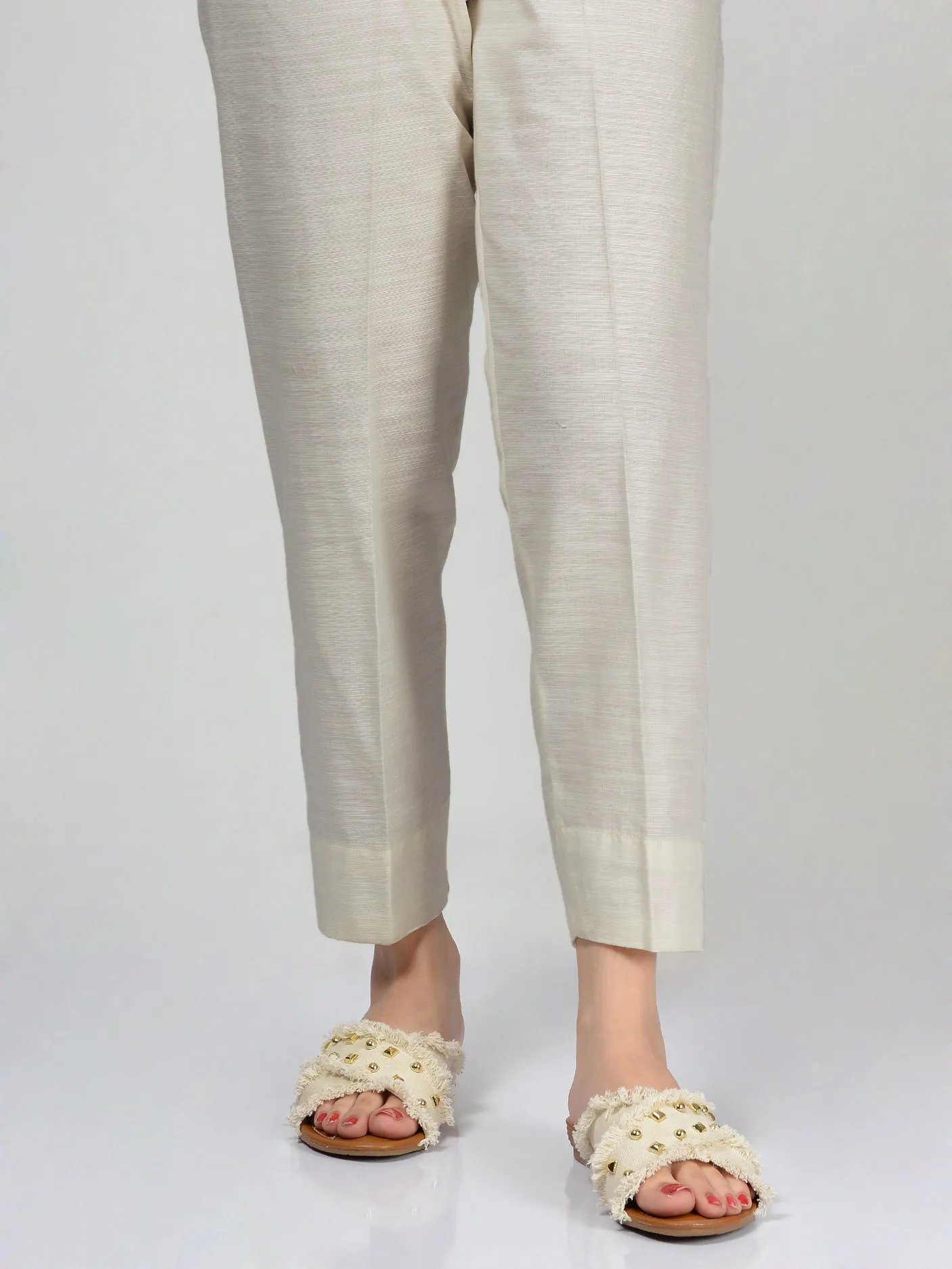 Straight Trouser-Off White