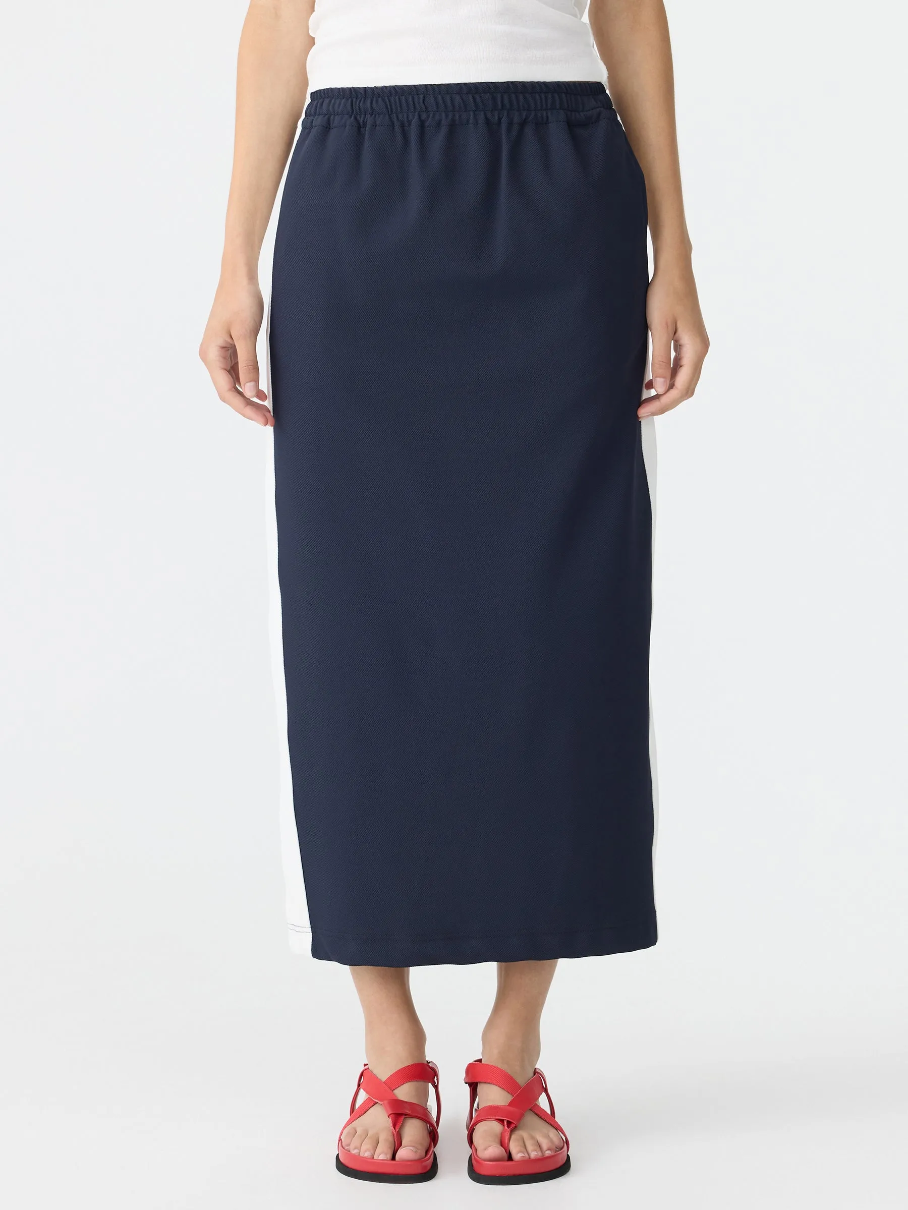 Stretch Twill Pull On Skirt
