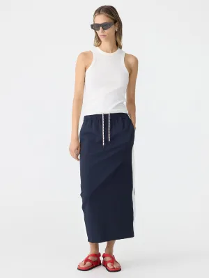 Stretch Twill Pull On Skirt