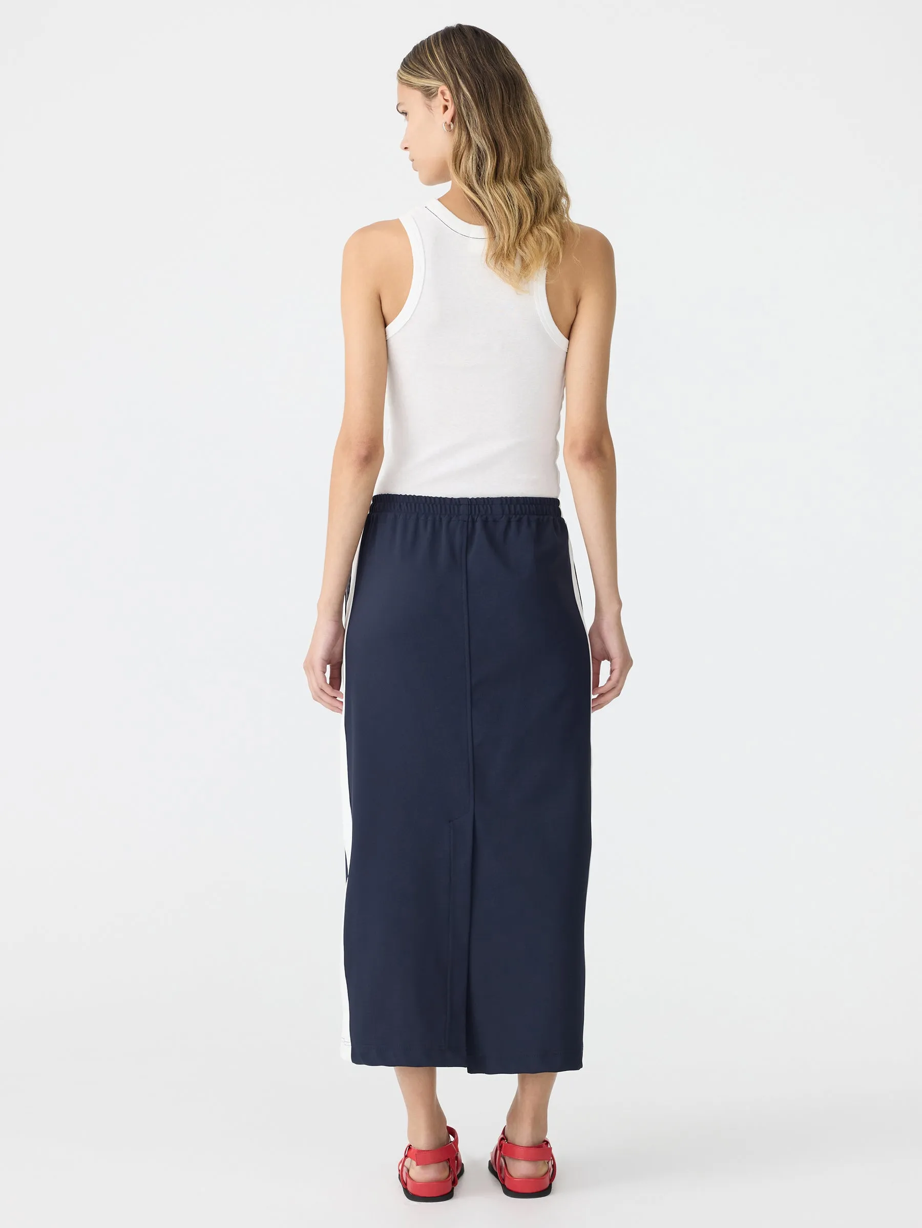 Stretch Twill Pull On Skirt