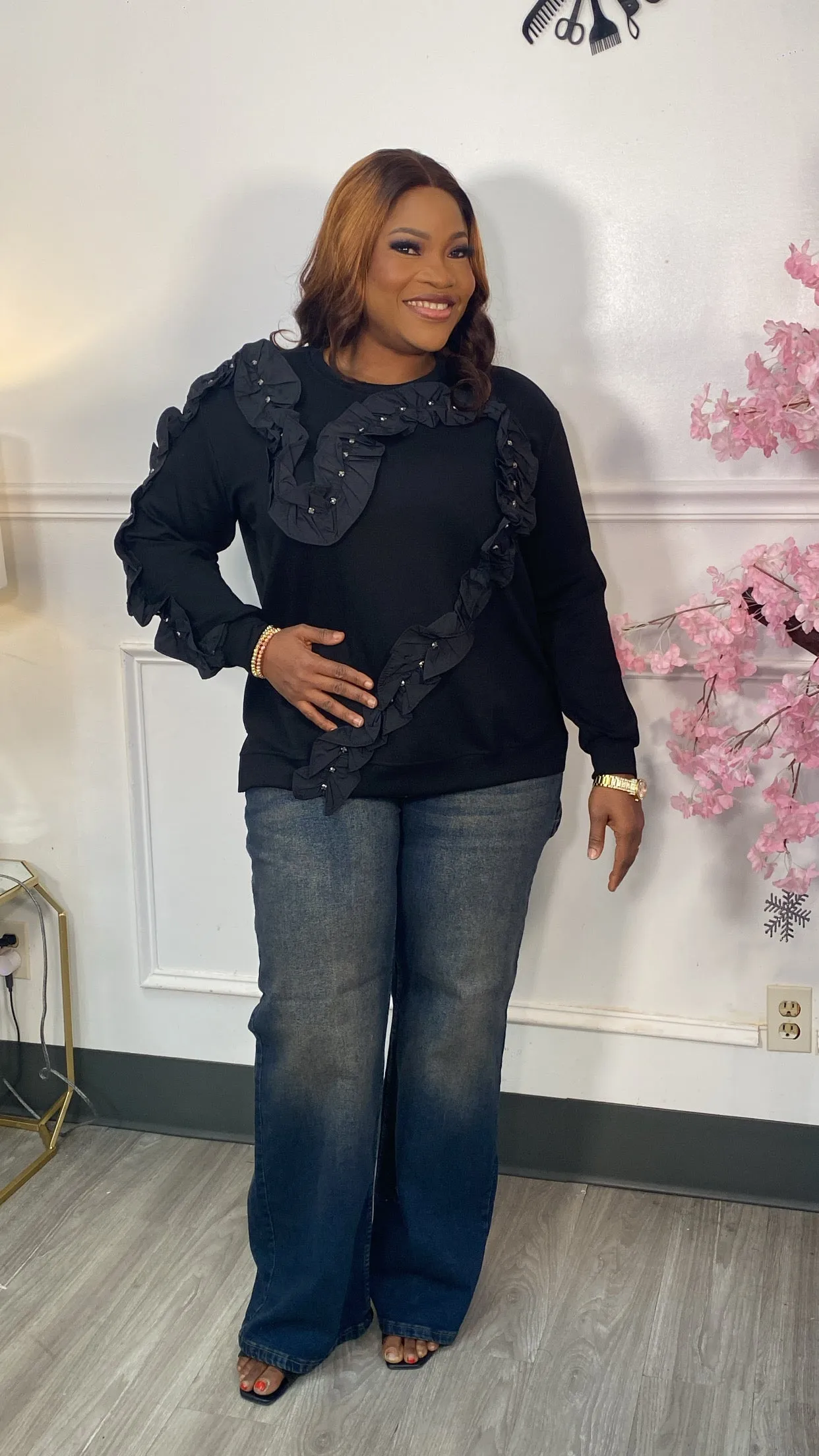 Stylish Ladies Long Sleeve Sweater
