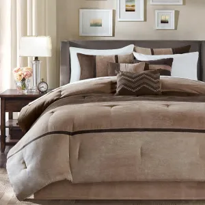 Suede Rustic Comforter Duvet Set