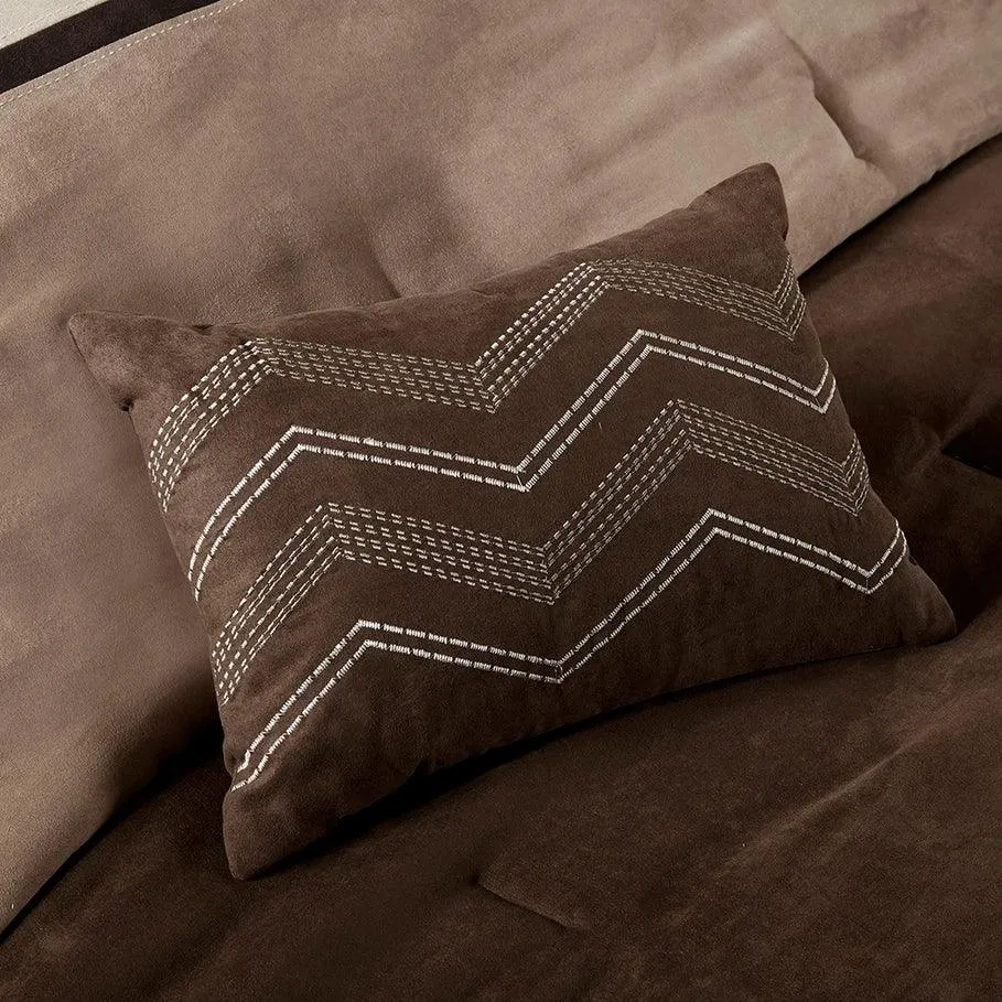 Suede Rustic Comforter Duvet Set