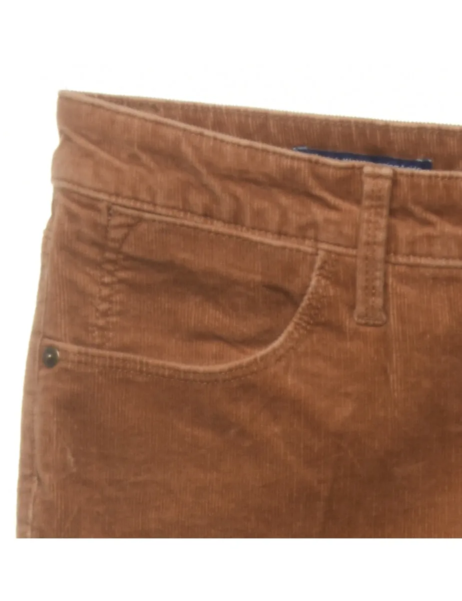 Talbots Brown Corduroy Trousers - W35 L27