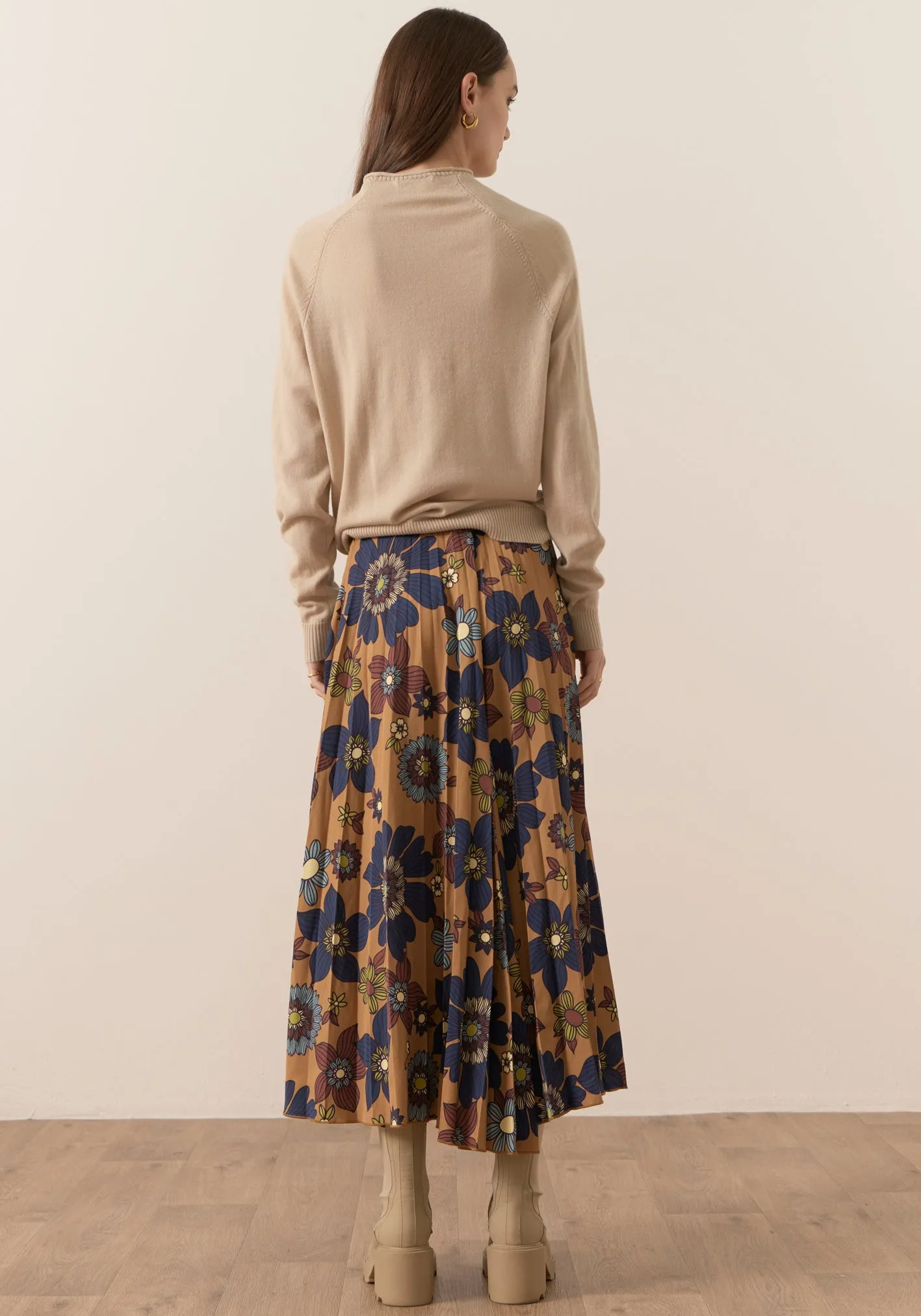 Tess Sunray Pleat Skirt