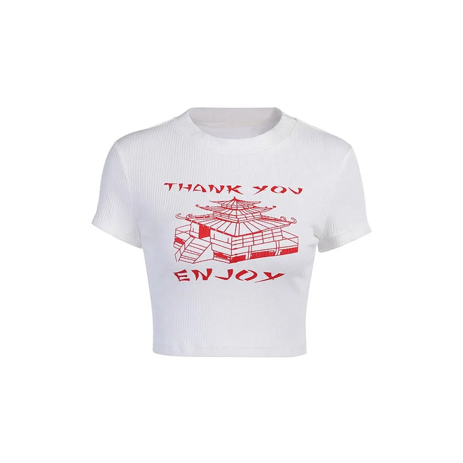 Thank You Ribbed Tee