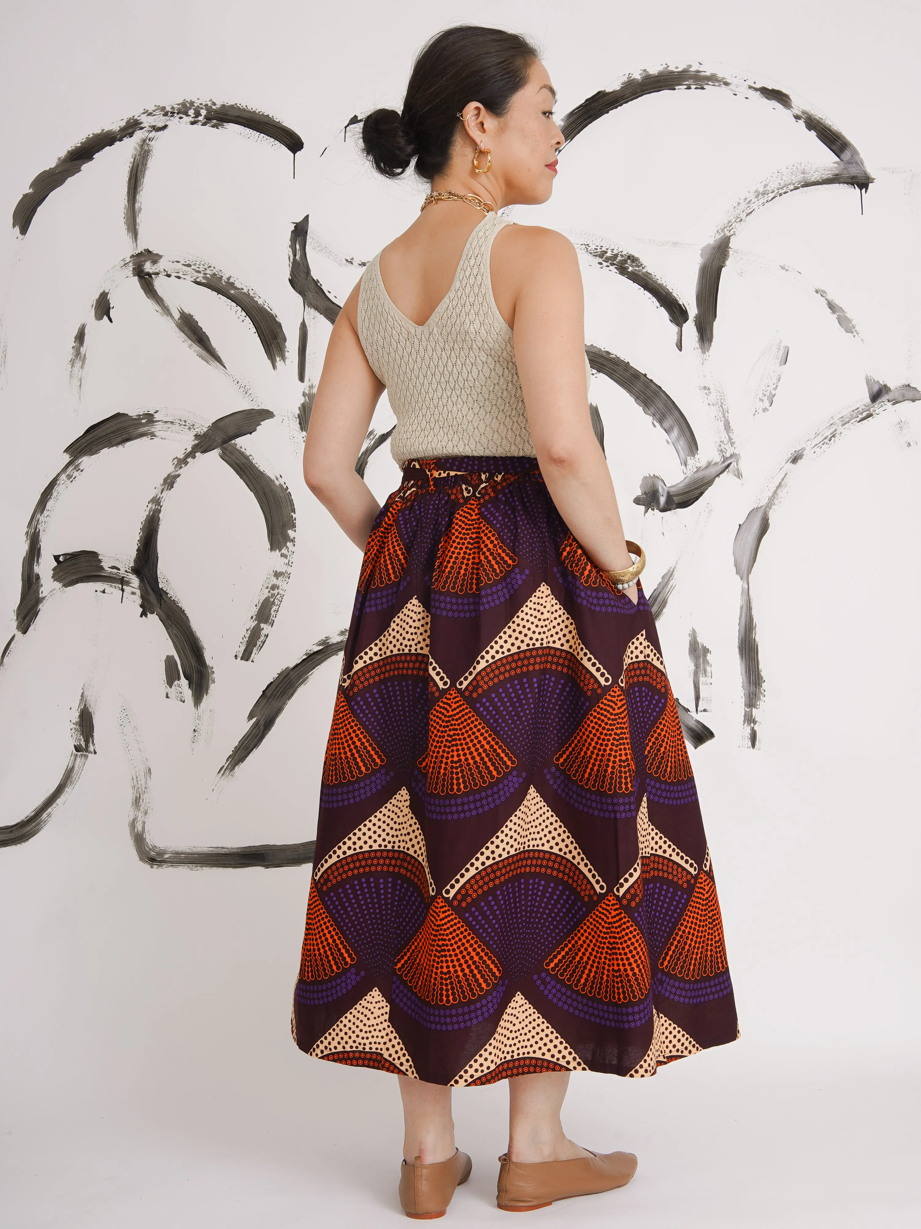 Tokunbo Midi Skirt