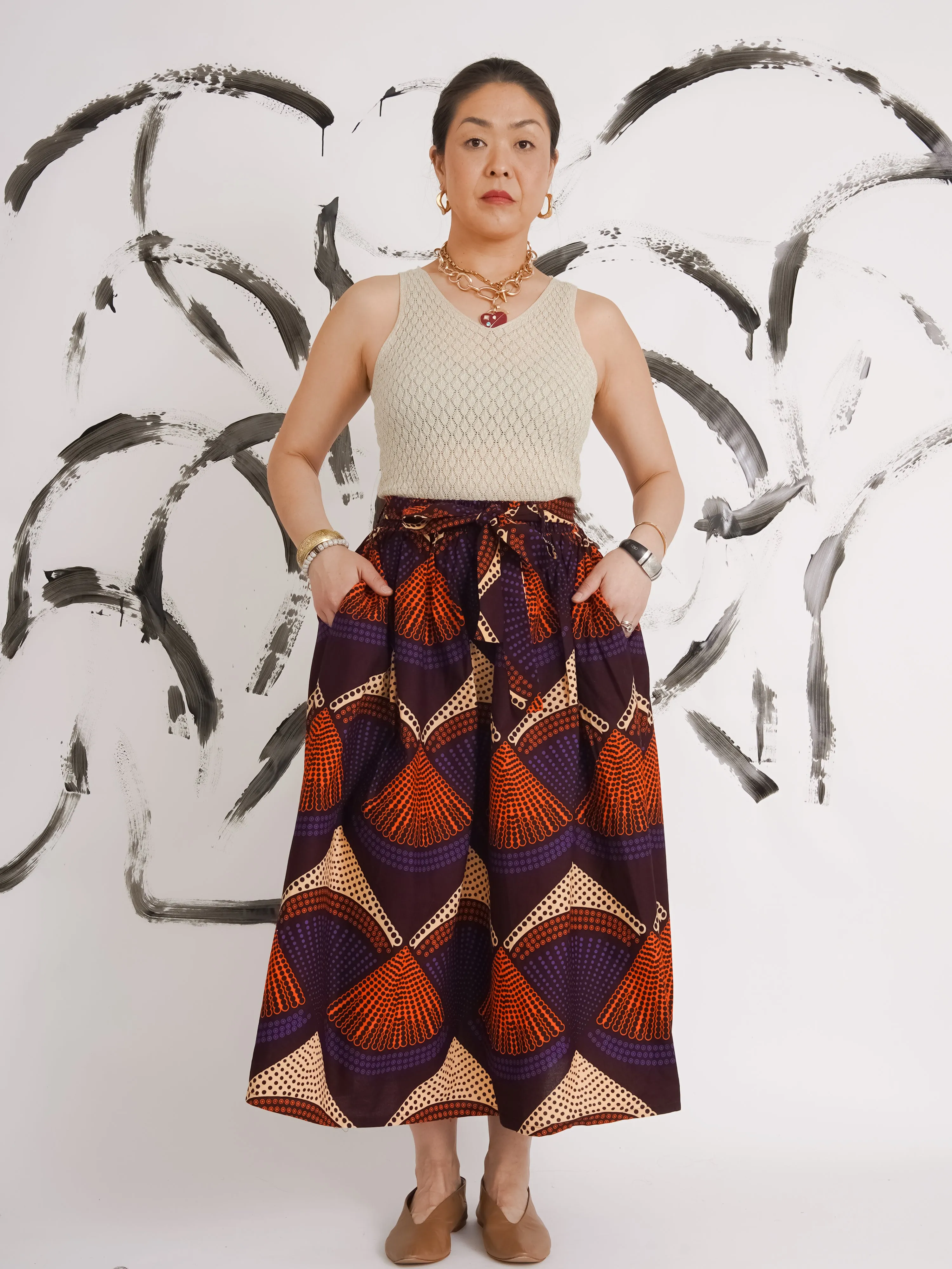 Tokunbo Midi Skirt