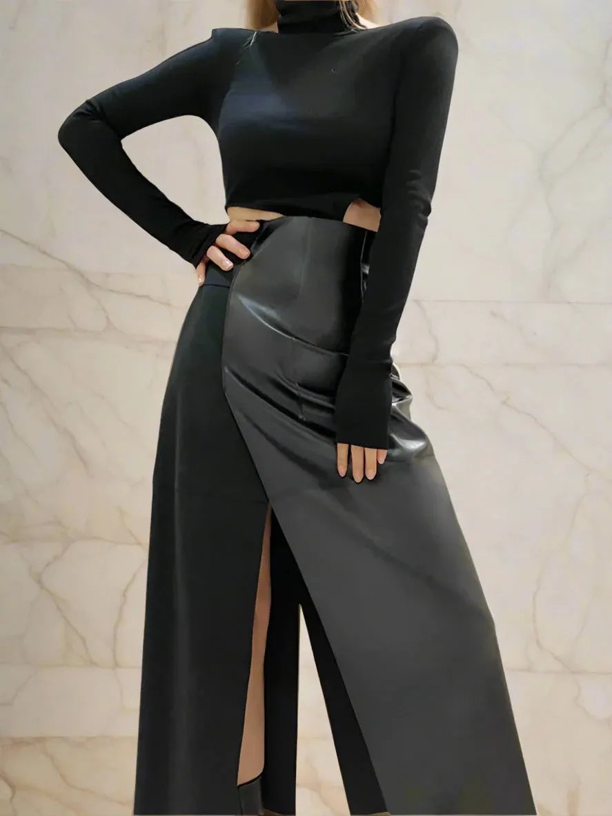 Tracing The Wind Midi Skirt