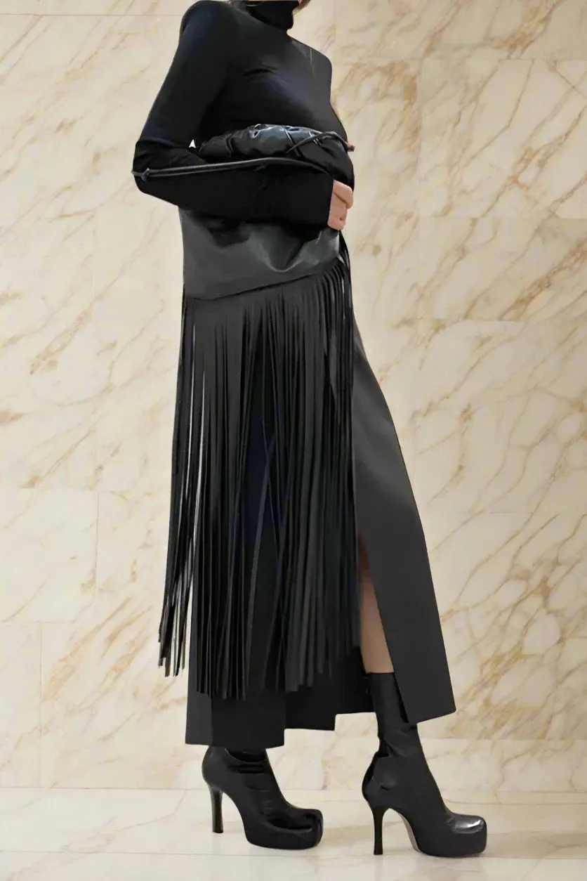 Tracing The Wind Midi Skirt