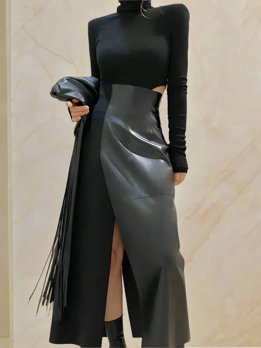 Tracing The Wind Midi Skirt