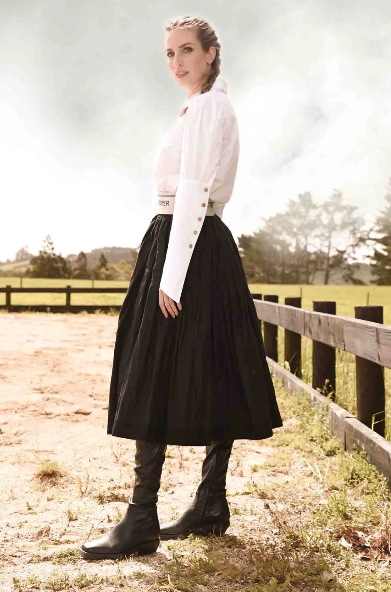 Trelise Cooper - Heavy Metal Rustle and Ready Skirt