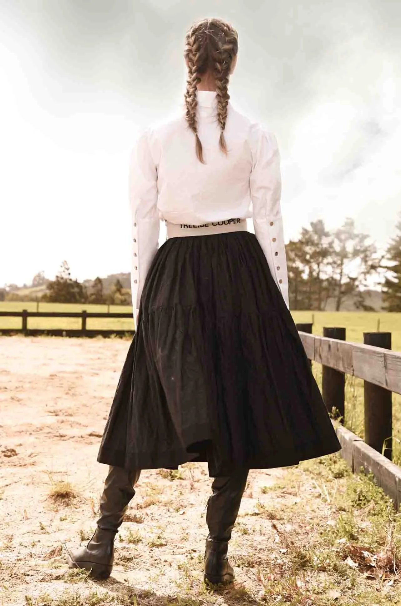 Trelise Cooper - Heavy Metal Rustle and Ready Skirt