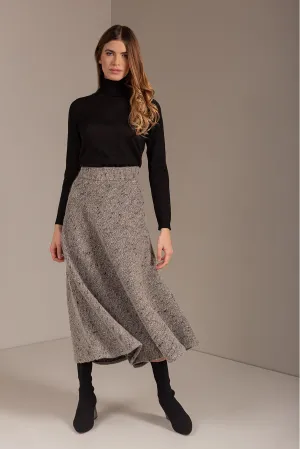 Uliana Skirt Baby Alpaca Color Grey